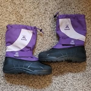 Kamik purple snow boots